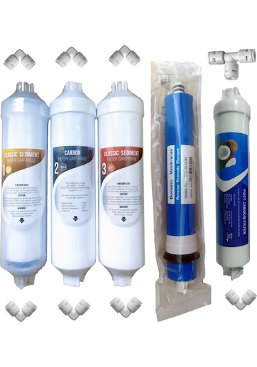 Kapalı Kasa Su Arıtma Cihazı Filtresi 5 Li Set