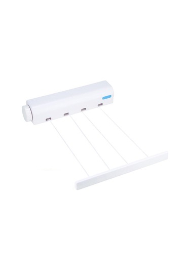 Sones Yaylı Otomatik Geri Çekilebilir Çamaşır Askısı Kurutma Askısı Havlu Askısı, Stil: Dört Kablolu Diğer