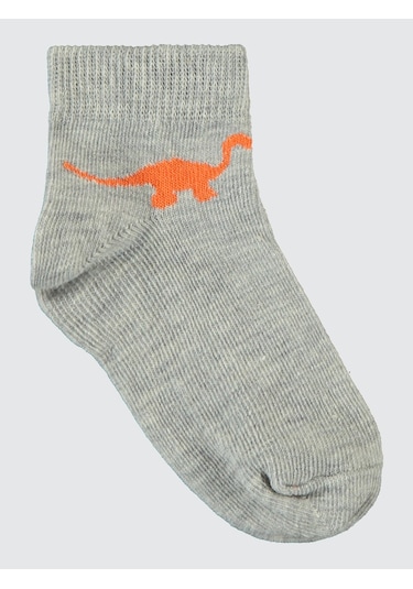 Civil Boys Erkek Çocuk 3'lü Patik Çorap 2-12 Yaş Siyah Siyah