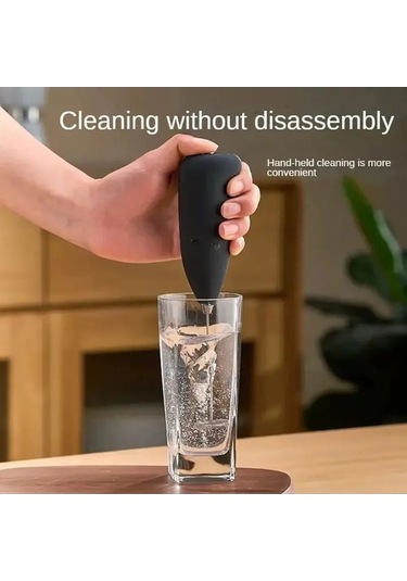 Ulzyvf Yumurta Taşınabilir Süt Siyah Siyah Mutfak Mini Mikseri Köpürtücü Köpürtücü Karıştırıcılar Karıştırıcı Kahve Ev Elektrikli El Çırpma Çırpıcı Cappuccino Aracı Dn Siyah