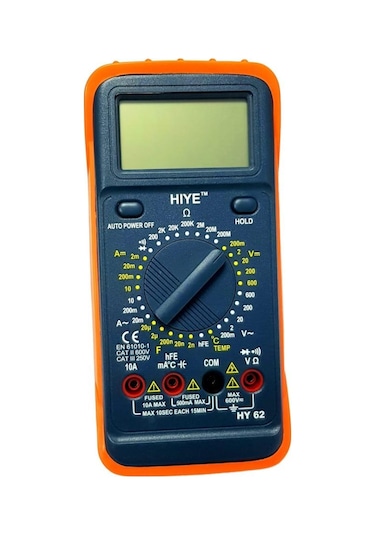 HIYE HY-62 Dijital Multimetre Ölçü Aleti
