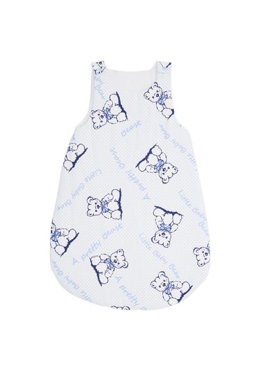 Esma Bebe Uyku Tulumu Mavi Ayıcık Desen/0-12 Ay