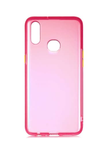 Samsung Uyumlu Galaxy A10S Kılıf Zore Bistro Kapak-Pembe