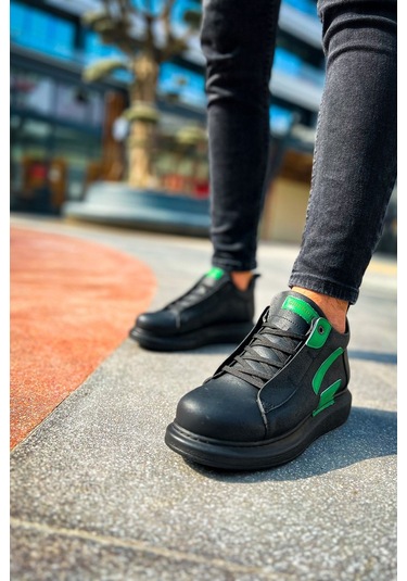 Ch131 Gst Frogner Erkek Bot Sıyah / Yesıl 001