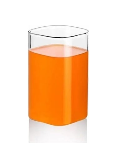 Finehome Trend Kare Borasilikat Meşrubat Bardağı 4 Adet