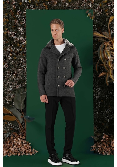 02 Slim Fit Antrasit Spor Kaban Antrasit