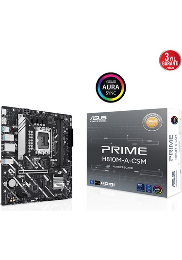 Asus Prıme H810m-a-csm Soket 1851 Anakart