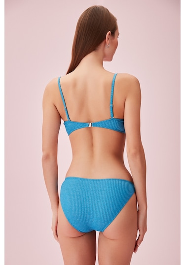 Suwen Yanı Detaylı Dokulu Bikini Alt Sb24475t1321