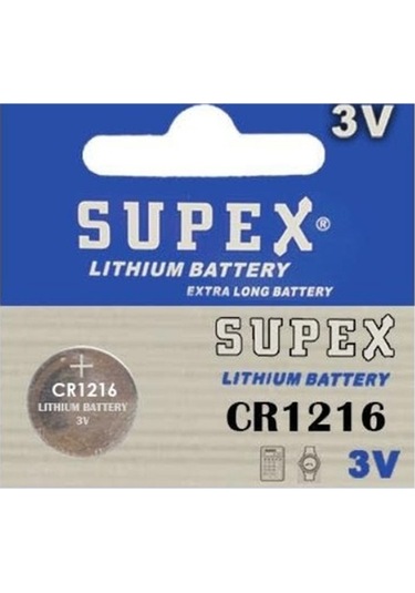 Supex Para Pil Cr 1216 - 1 Adet