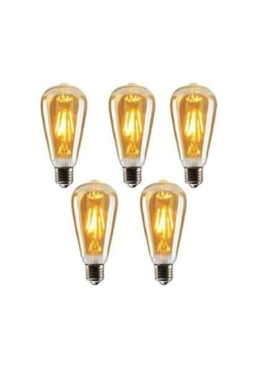 Cata 5 Adet Ct-4284 Uzun Fılament Rustik Led Ampul 6w