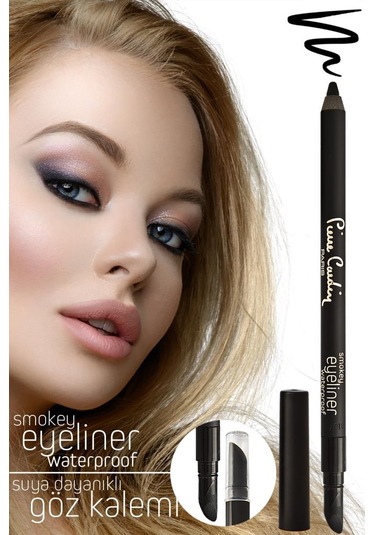 Pierre Cardin Eyeliner Smokey Suya Dayanıklı Siyah Göz Kalemi