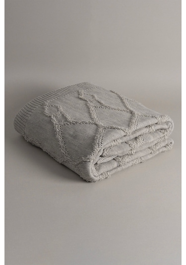 Espuma De Mar Vizon Tek Kişilik Battaniye 160x220 37136 Vizon