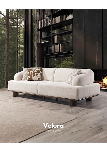 Petra 3+3+1 Koltuk Takımı & Oturma Grubu Ekru