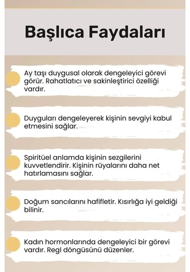 Unisex Doğal Taş Ay Taşı Bileklik Rahatlatıcı Sakinleştirici Beyaz Aytaşı Denge Bilekliği Çok Renkli