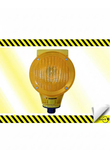 Lorex Lr-slp020 Güneş Enerjili Trafik Flaşörü Sarı 1