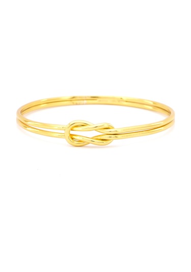 Altın Kaplama İmitasyon Düz Model Ajda Aşk Düğümü Bilezik Blz-3116 Altın