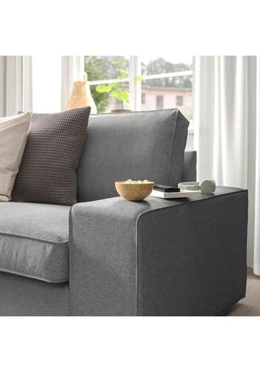 2'li Kanepe Ve Uzanma Koltuğu, Tibbleby Bej-gri Gri