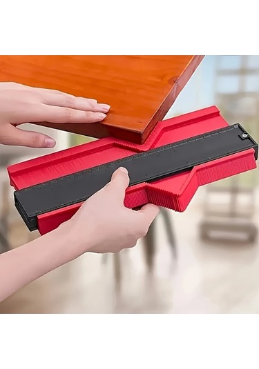 Fochsia Her Açıdan Şekil Ölçümü İçin Esnek Ve Yeniden Kullanılabilir Plastik Kontur Ölçer 1 Adet