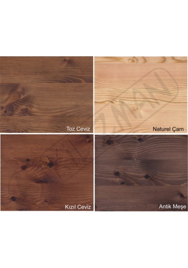 Albit Masif Ahşap Yan Sehpa