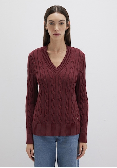 Mavi - Bordo Kazak 1710720-85493 Bordo