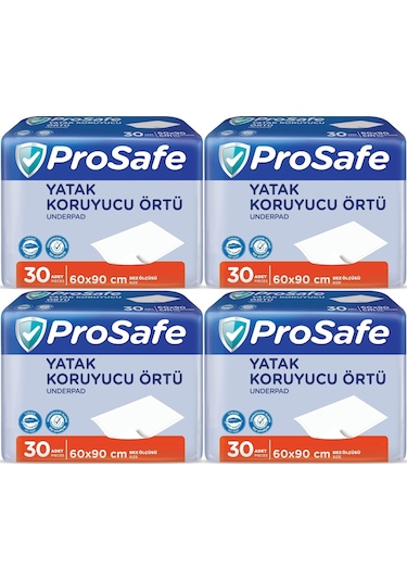 Prosafe Hasta Alt Açma Yatak Koruyucu Örtü 60 90cm 120 Adet 4pk 30