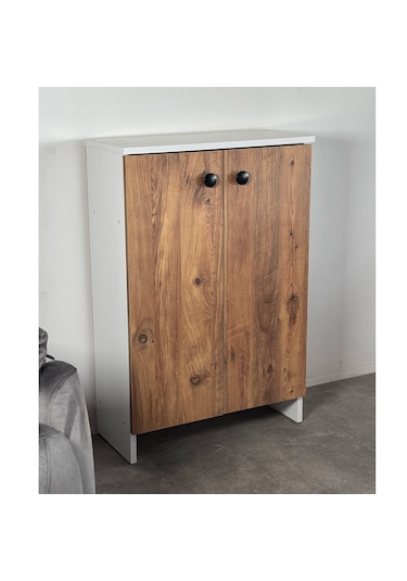 Ayakkabılık Ayakkabı Dolabı Ahşap Raf 6300 Ahşap - Beyaz