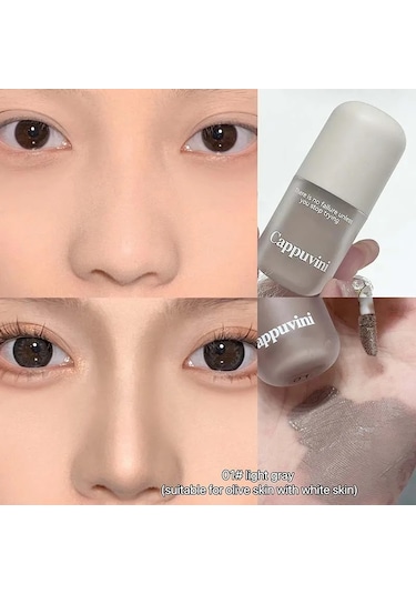 Kapsül Mat Sıvı Şekillendirme Çubuğu Su Geçirmez Doğal Üç Boyutlu Gri Pembe 01 Light Gray 4.1g C01