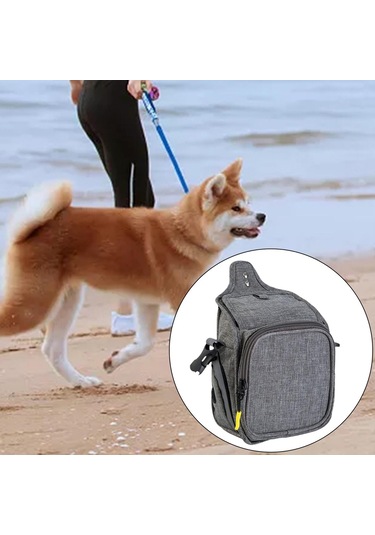 Homyl Köpek Ödül Poşeti Su Geçirmez Maması Açık-gri