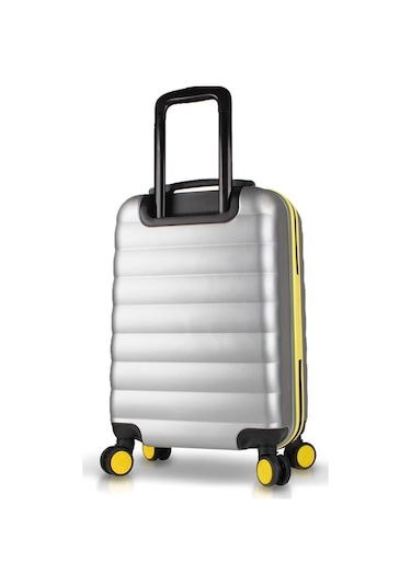 My Valice Colors Abs Küçük Kabin Boy Gri Valiz Gri