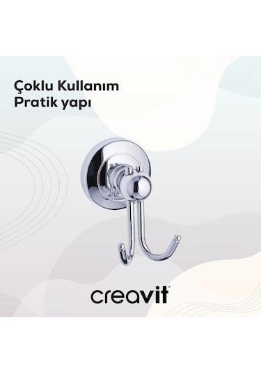 Creavit BR20219 Royale Bornozluk (İkili) Krom
