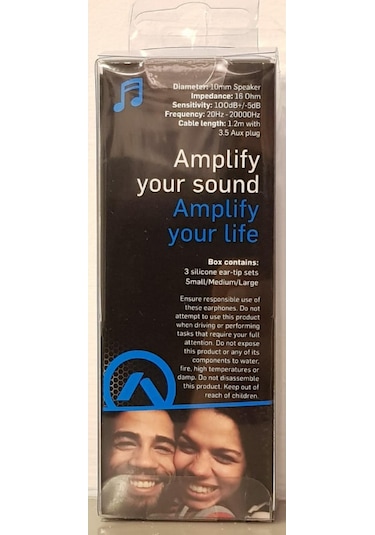Amplify 1002-BKBL Revolutionary Series Kulak İçi Kulaklık