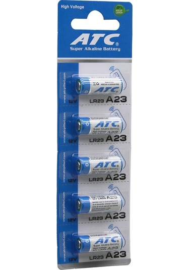 Atc Super Alkaline Battery A23 - 23a Lr23 Araç - Oto Kumanda Pili 12v 5li Kart 4741