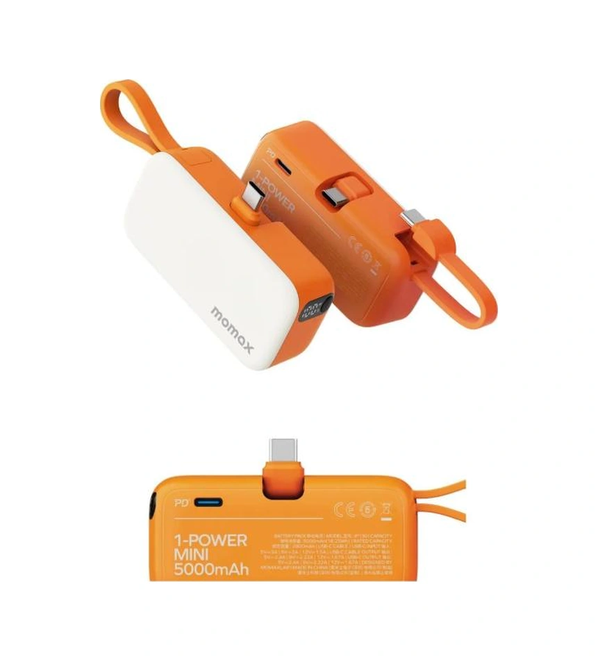 Momax Power Mini 3'ü 1 Arada Powerbank 5000 Mah Diğer