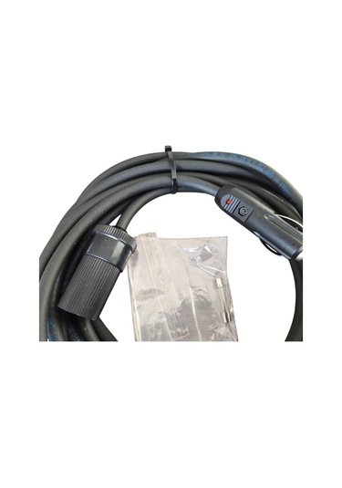 Araç Çakmak Uzatma Kablosu 12-24 Volt 16 Amper 2 X1,5 Mm Ttr Bakır 10 Metre-siyah