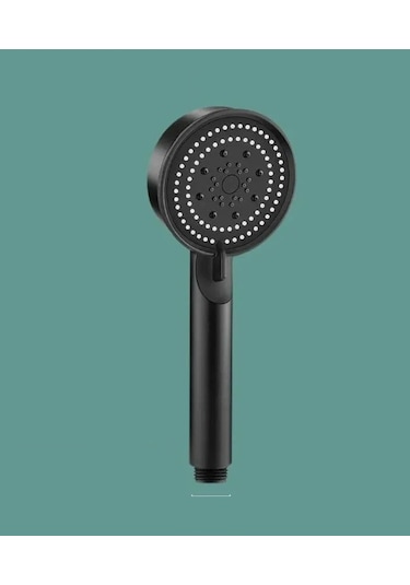Banyo Keyfi İçin Tasarruflu 5mod Masaj Etkili Siyah Duş Başlığı Diğer