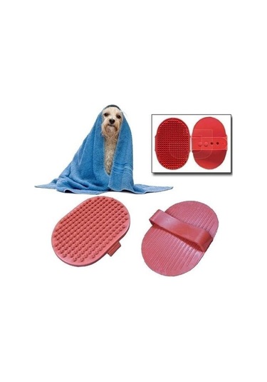 Buffer Ergonomik Masajlı Evcil Hayvan Kedi Köpek Yıkama Fırçası Aparatı Çok Renkli