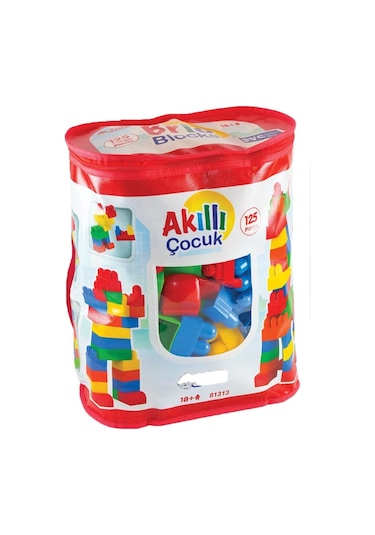 01313 Akıllı Çocuk Blokları 125   Parça