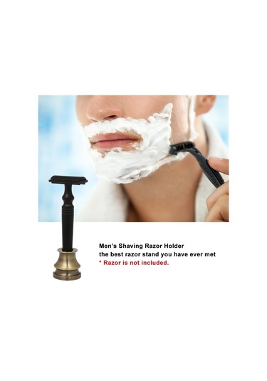 Moveevo Erkek Tıraş Seti Metal Stand Ve Tıraş Aleti - Tıraş Bıçağı Taban Standı