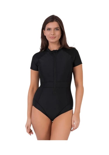 Bayanlar İçin Basit Düz Bikini Mayo Siyah