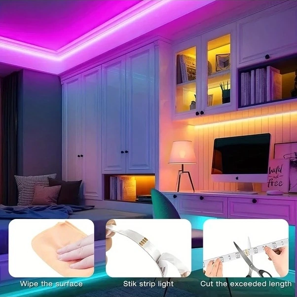 Trendooze Sunshine022 Rgb Led Şerit Işık 44 Tuşlu Uzaktan Kumanda