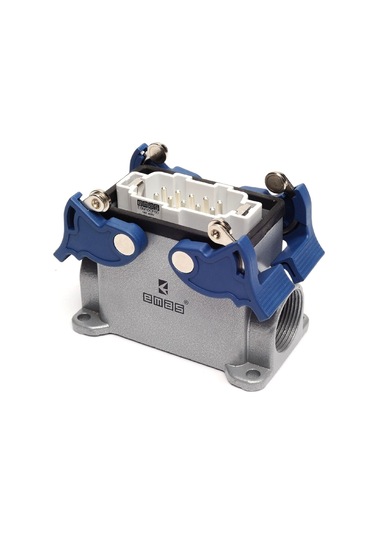 Emas Ebm10fd14 ,10-pin Kilitli/pano Makine Fiş