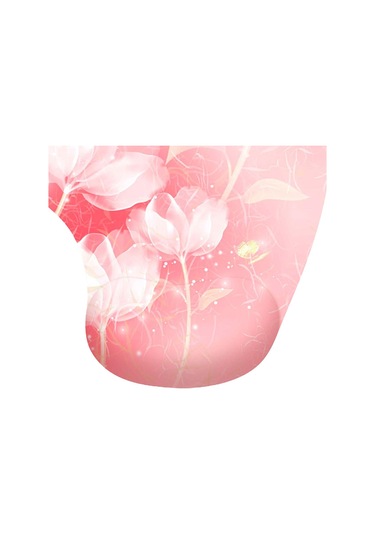 Suntek Bilek Destekli Mouse Pad Kayma Önleyici Yumuşak Ev Pembe