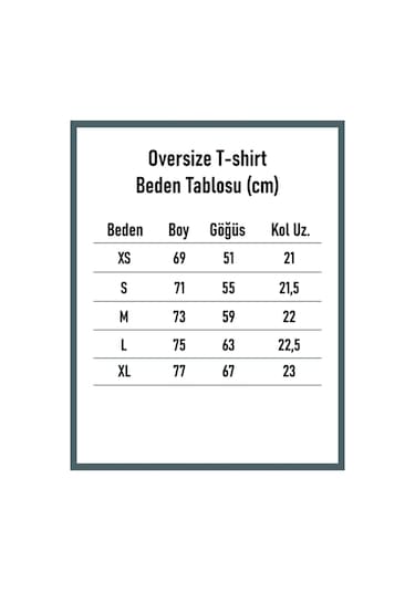 Modagen Kadın Happier Oversize Baskılı Siyah T-shirt Hp Siyah