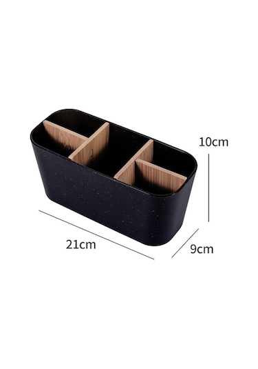 Pazly Vanity Tutucu Suntek Fırçası Düzenleyici Diş So Siyah