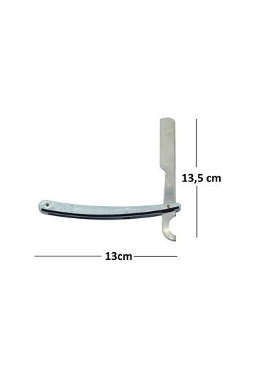 Sedef Krom Renkli 12 Adet Tıraş Kuaför Usturası