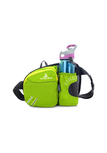 Jeemson Koşu Ve Doğa Yürüyüşü İçin Hafif Nefes Alabilir Çok Amaçlı Bel Çantası - Yeşil Yeşil