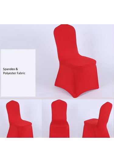 Suofeng Siyah Elastik Konferans Stüdyo Sandalye Kılıfı - Dayanıklı Polyester+spandex, Su Ve Lekeden Koruyucu, Ev, Restoran, Toplantı Salonları İçin Çok Renkli