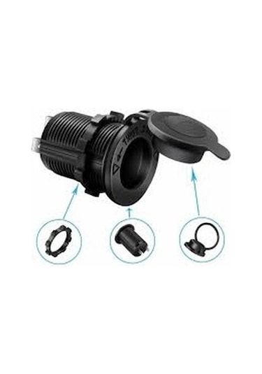 Oto Çakmak Fiş Çakmaklık Dişi Pano Tip 30Mm Şase Monteli N11.3237