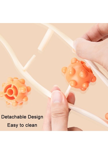 Omuz Boyun Ve Sırt Tarama Meridyeni Manuel Rulo Masajı Pembe Çok Renkli