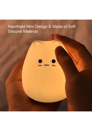 Novahub Karikatür Gece Lambası Renkli Modlu Yanında Lamba Statik Işık Taşınabilir Ev Dekorasyonu Doğum Günü Hediyesi Diğer